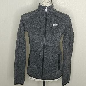 Avalanche Outdoor Supply Company Zip Front Fleece Jacket Gray Size M (10/12)